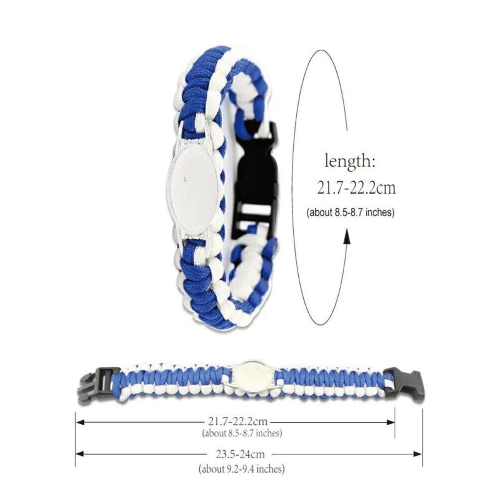 NFL LOS ANGELES RAMS Woven Bracelet NIP - Picture 2 of 2